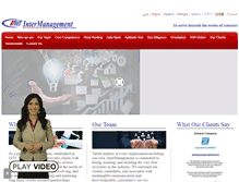 Tablet Screenshot of intermanagement.com
